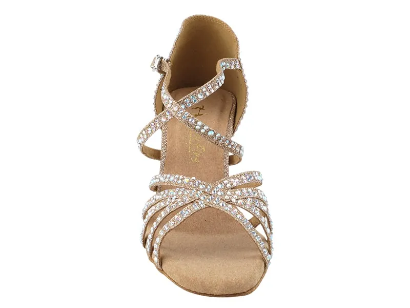 1613Bling Champagne Glitter Satin