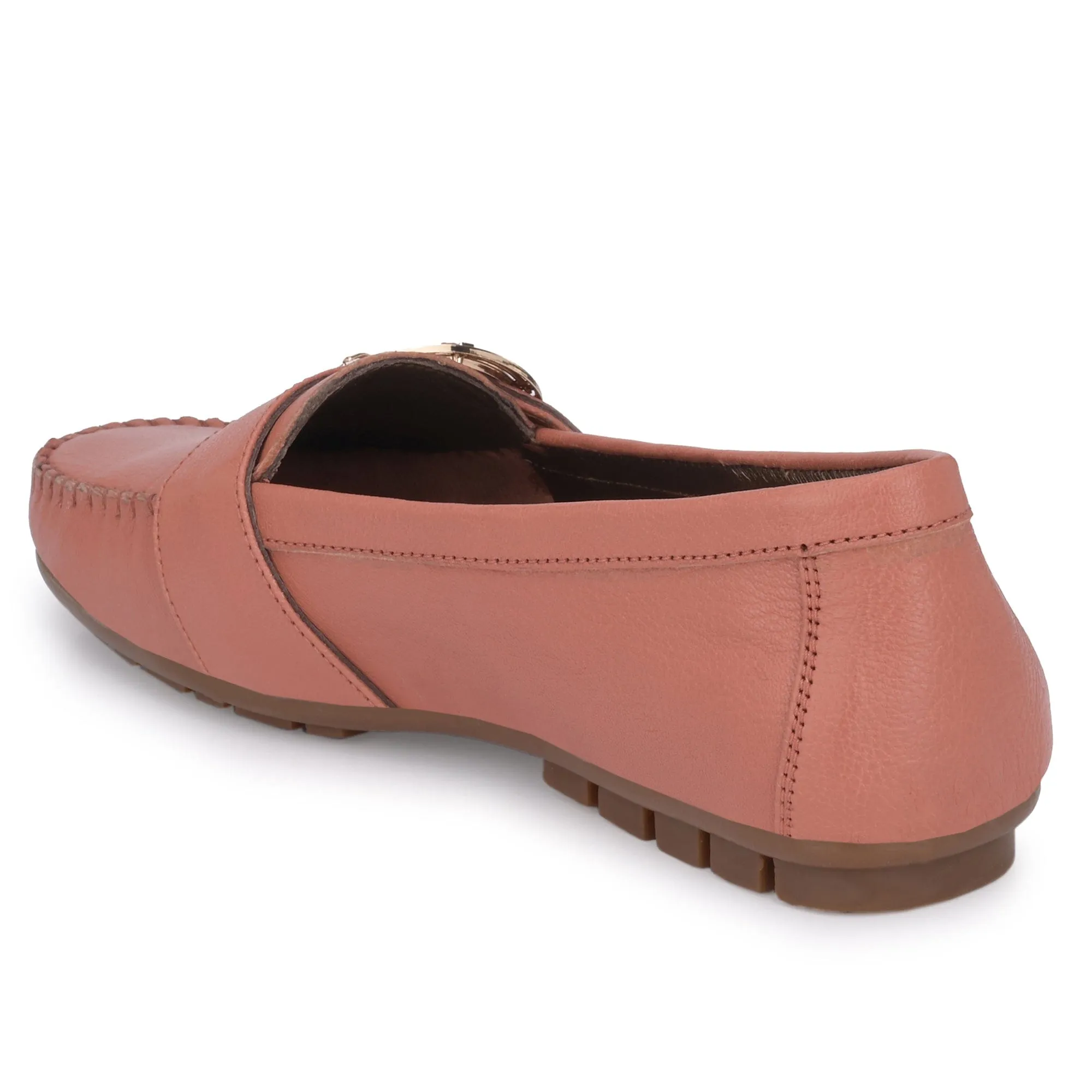 Buckled Casual Loafers For Women by Lady Boss