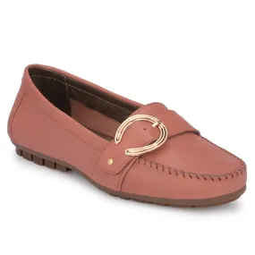 Buckled Casual Loafers For Women by Lady Boss