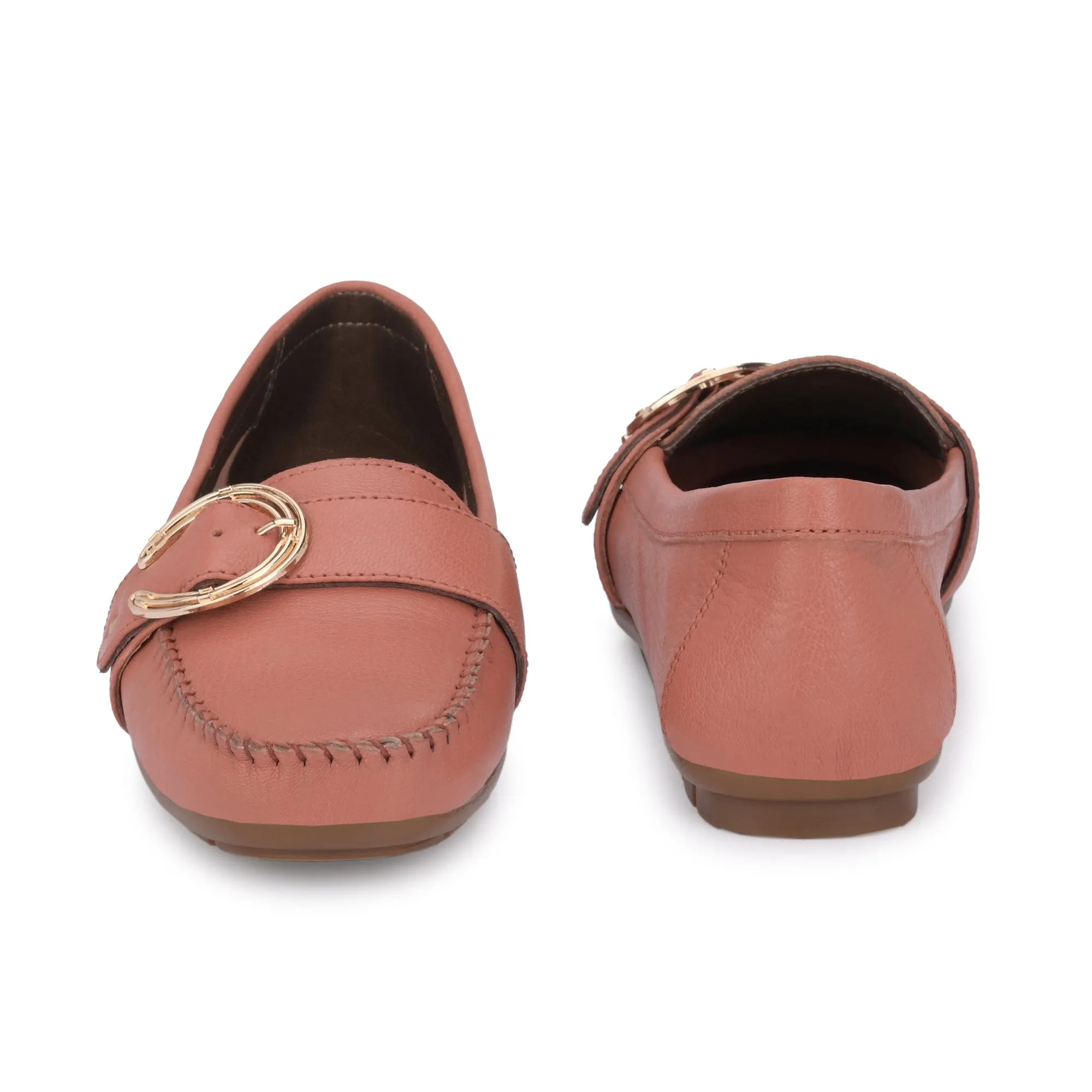 Buckled Casual Loafers For Women by Lady Boss