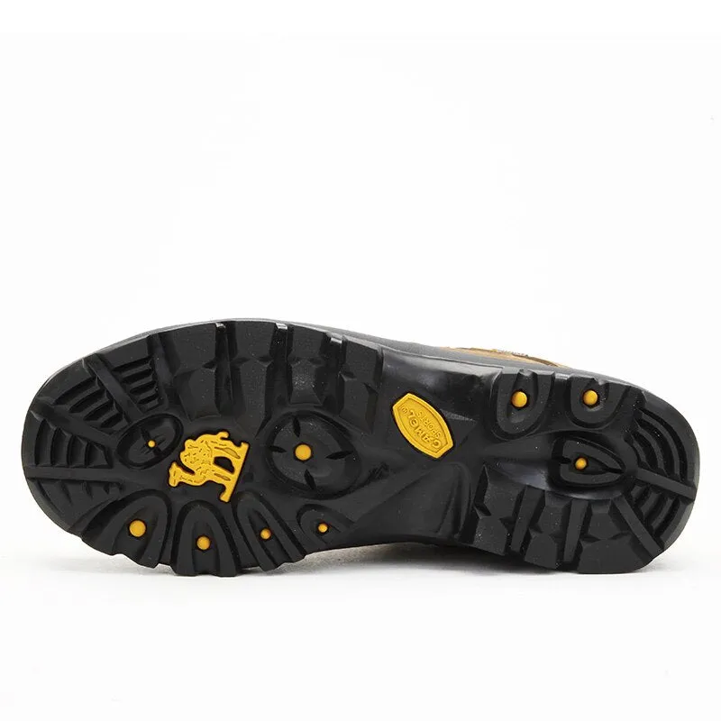 CAMEL Official Men Waterproof Anti Silp Hiking Shoes Winter Sneakers