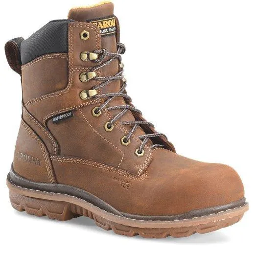 Carolina Men's Dormite 8"� Composite Toe Waterproof Work Boot  - Brown - CA8558