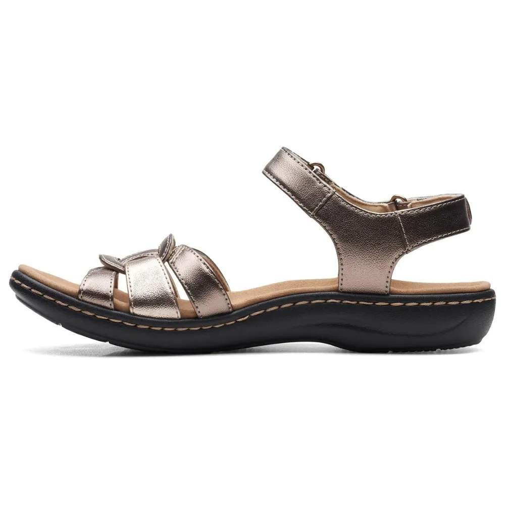 Clarks Laurieann Sela Metallic Leather Sandals (Women's)