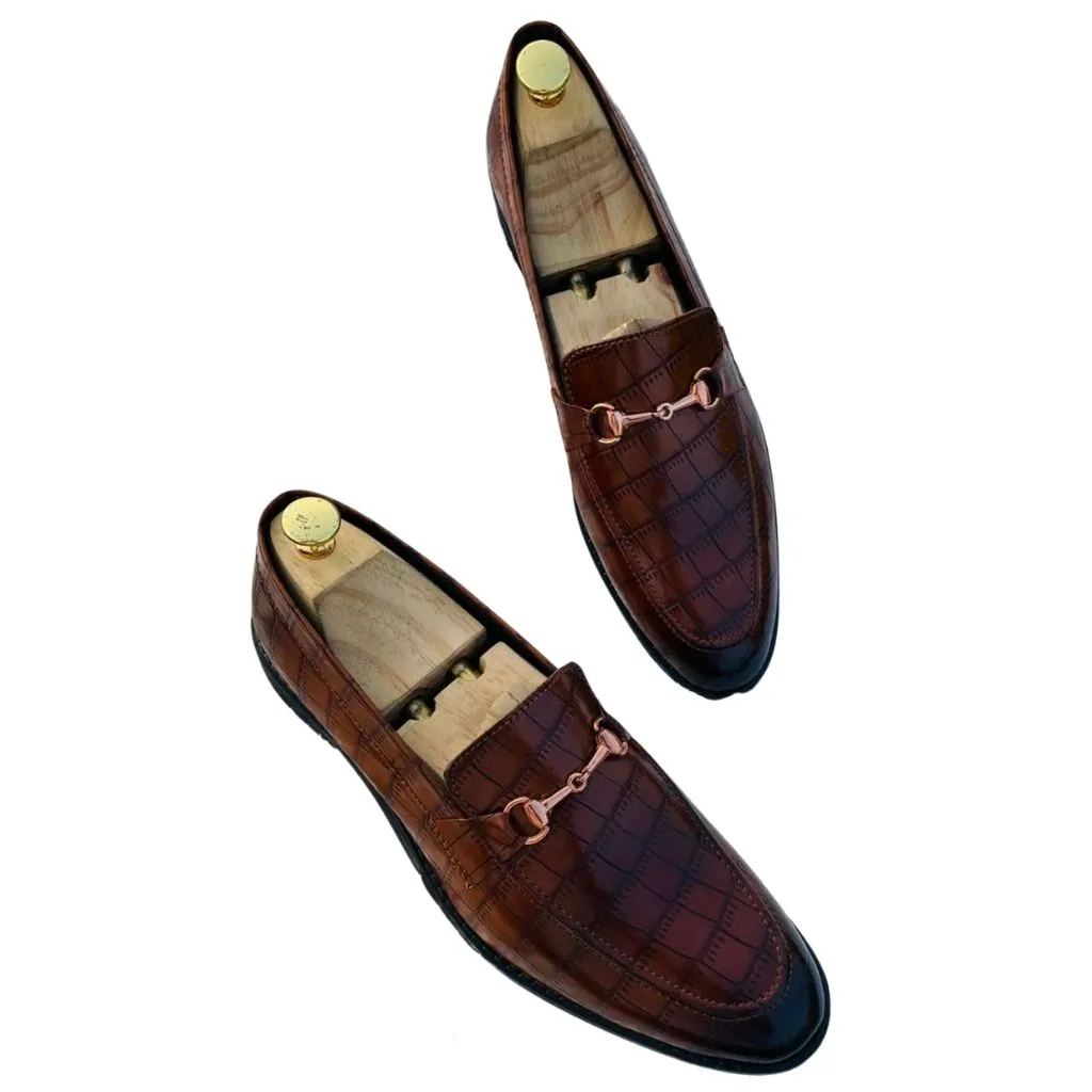 Classic Slip-On Leather Loafers Shoes For Men