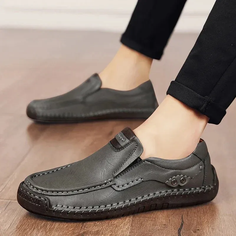 CRISTIANO GENUINE LEATHER LOAFERS