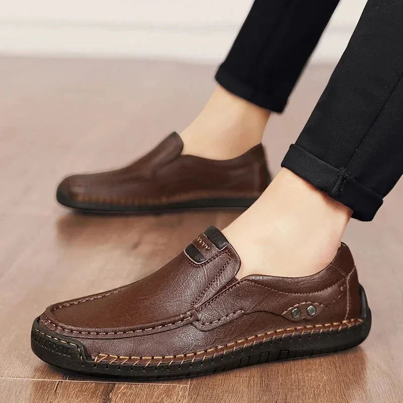 CRISTIANO GENUINE LEATHER LOAFERS