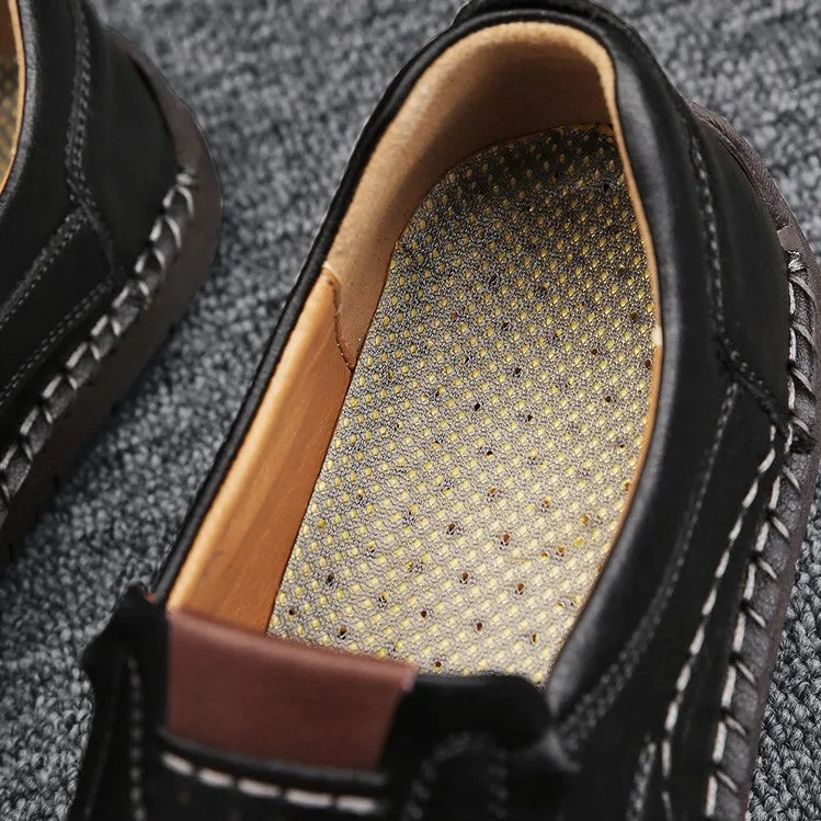 CRISTIANO GENUINE LEATHER LOAFERS