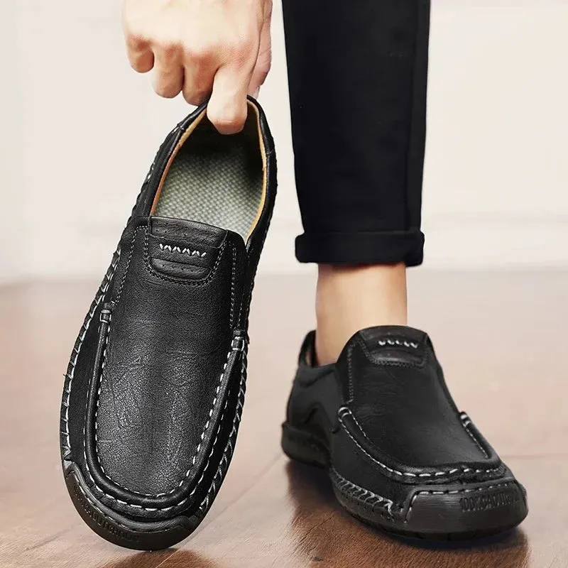 CRISTIANO GENUINE LEATHER LOAFERS