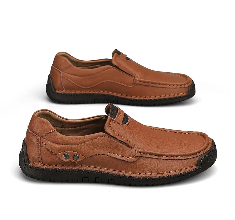 CRISTIANO GENUINE LEATHER LOAFERS
