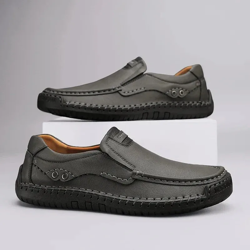 CRISTIANO GENUINE LEATHER LOAFERS
