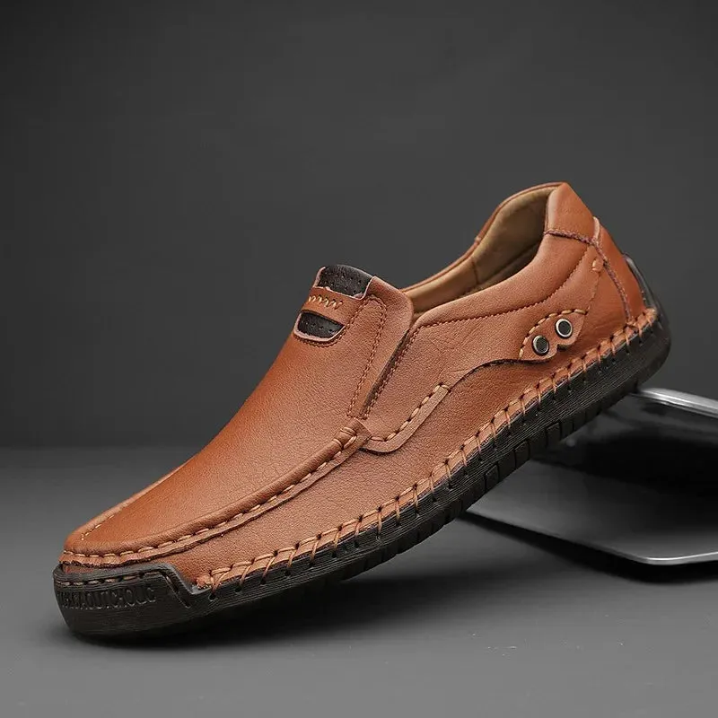 CRISTIANO GENUINE LEATHER LOAFERS