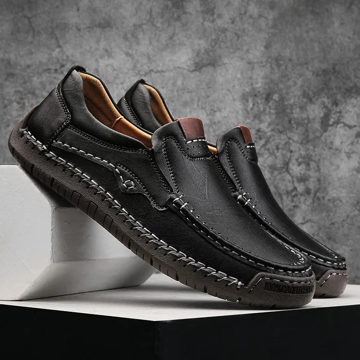 CRISTIANO GENUINE LEATHER LOAFERS