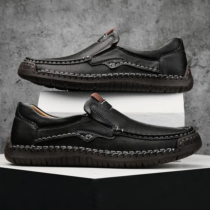 CRISTIANO GENUINE LEATHER LOAFERS