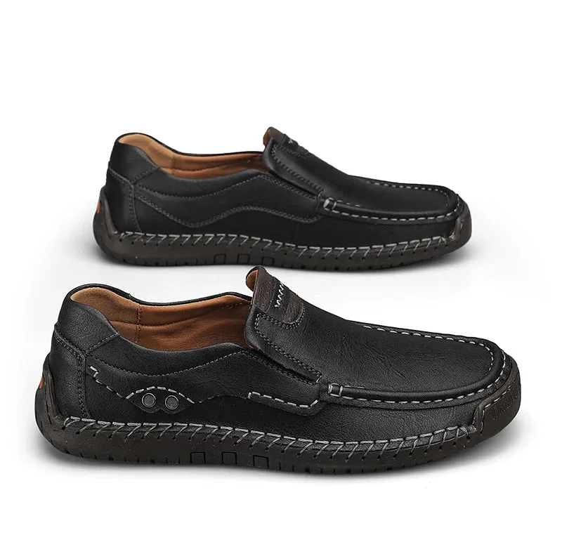 CRISTIANO GENUINE LEATHER LOAFERS