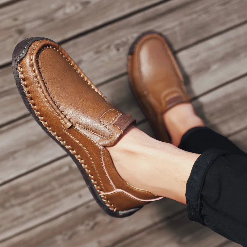 CRISTIANO GENUINE LEATHER LOAFERS