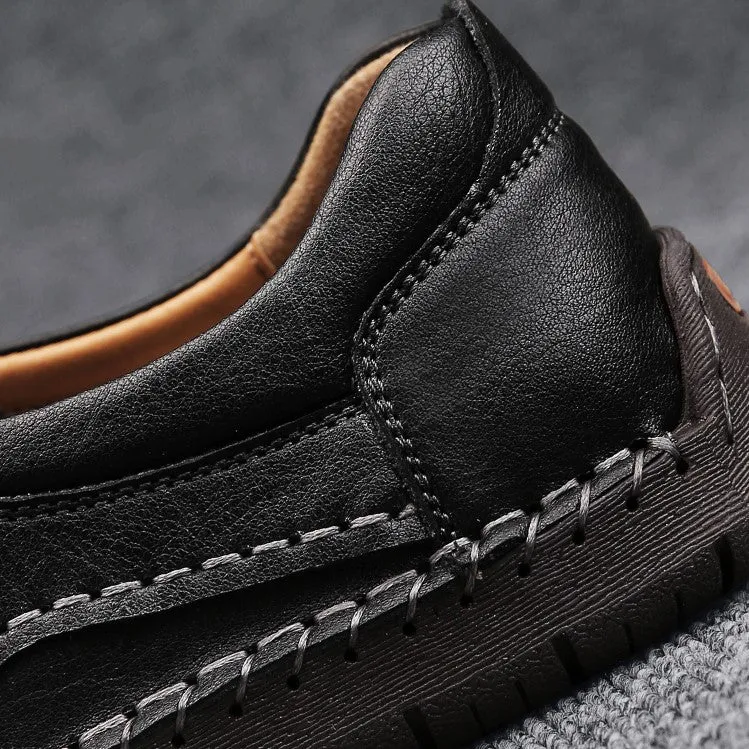 CRISTIANO GENUINE LEATHER LOAFERS