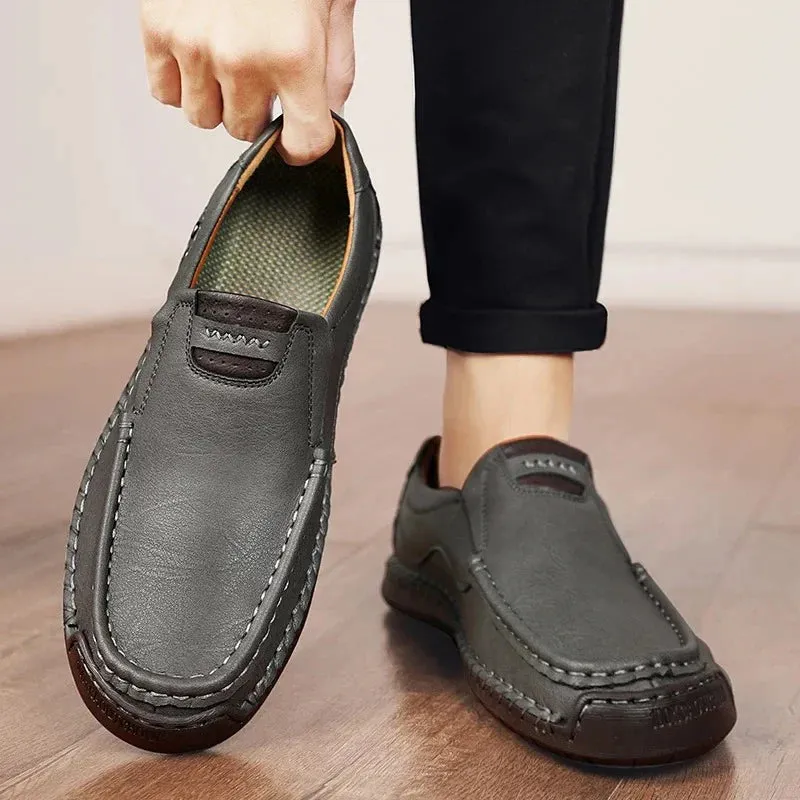 CRISTIANO GENUINE LEATHER LOAFERS