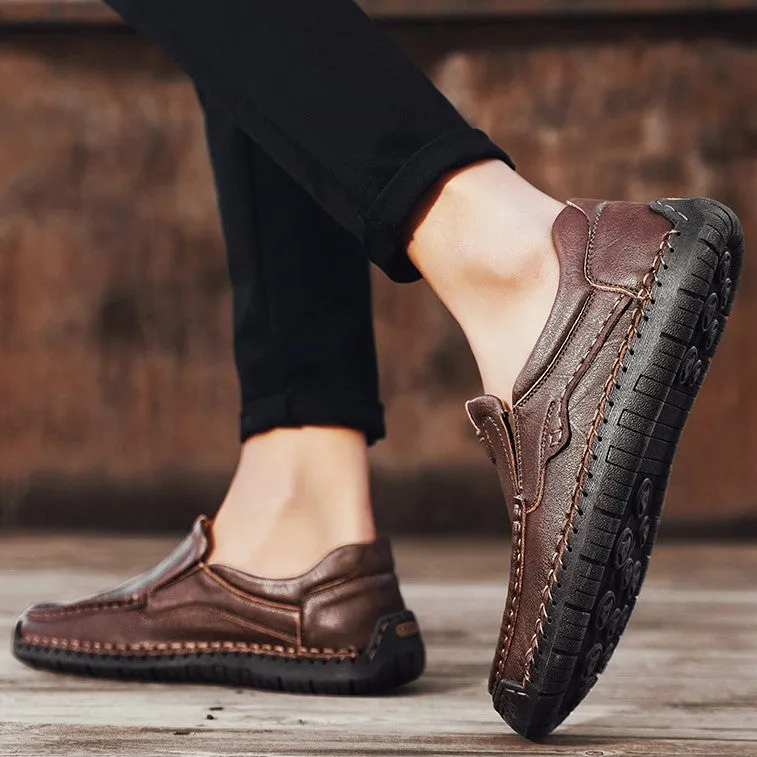 CRISTIANO GENUINE LEATHER LOAFERS