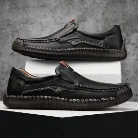CRISTIANO GENUINE LEATHER LOAFERS