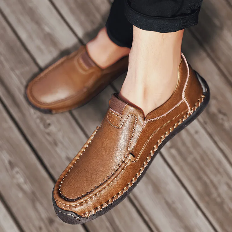 CRISTIANO GENUINE LEATHER LOAFERS