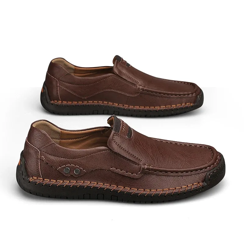 CRISTIANO GENUINE LEATHER LOAFERS