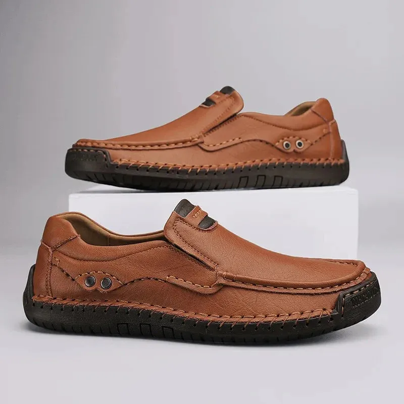CRISTIANO GENUINE LEATHER LOAFERS