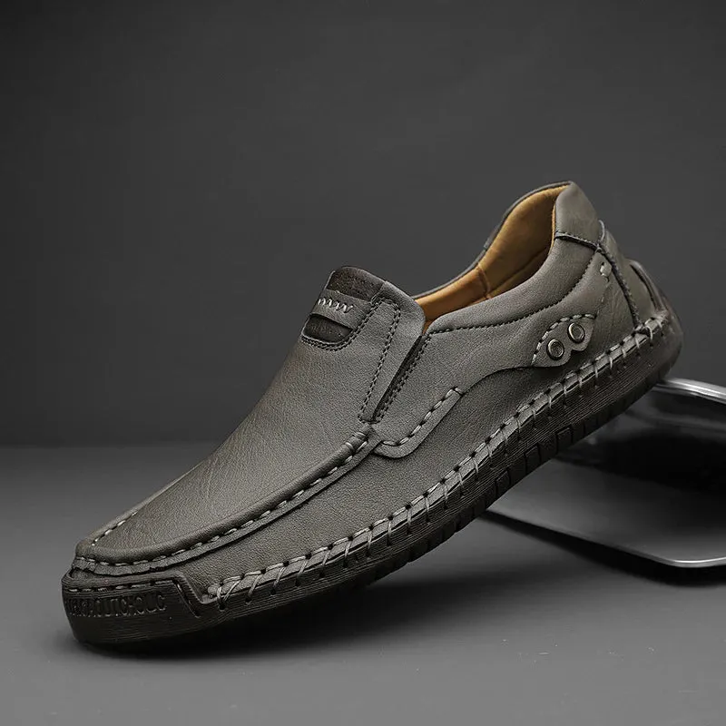 CRISTIANO GENUINE LEATHER LOAFERS