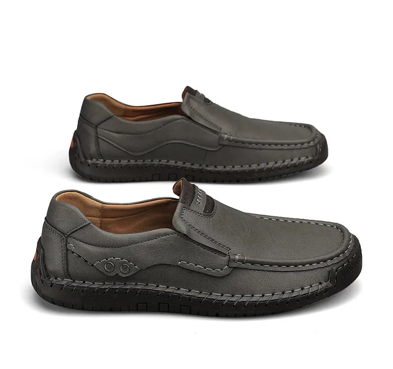 CRISTIANO GENUINE LEATHER LOAFERS