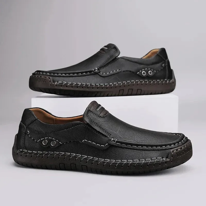 CRISTIANO GENUINE LEATHER LOAFERS