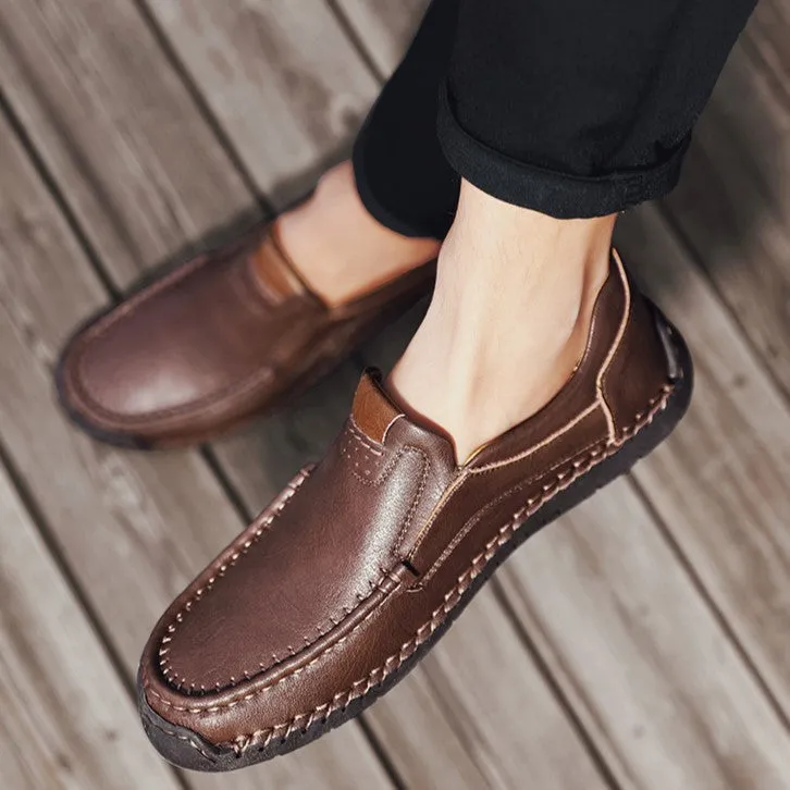 CRISTIANO GENUINE LEATHER LOAFERS