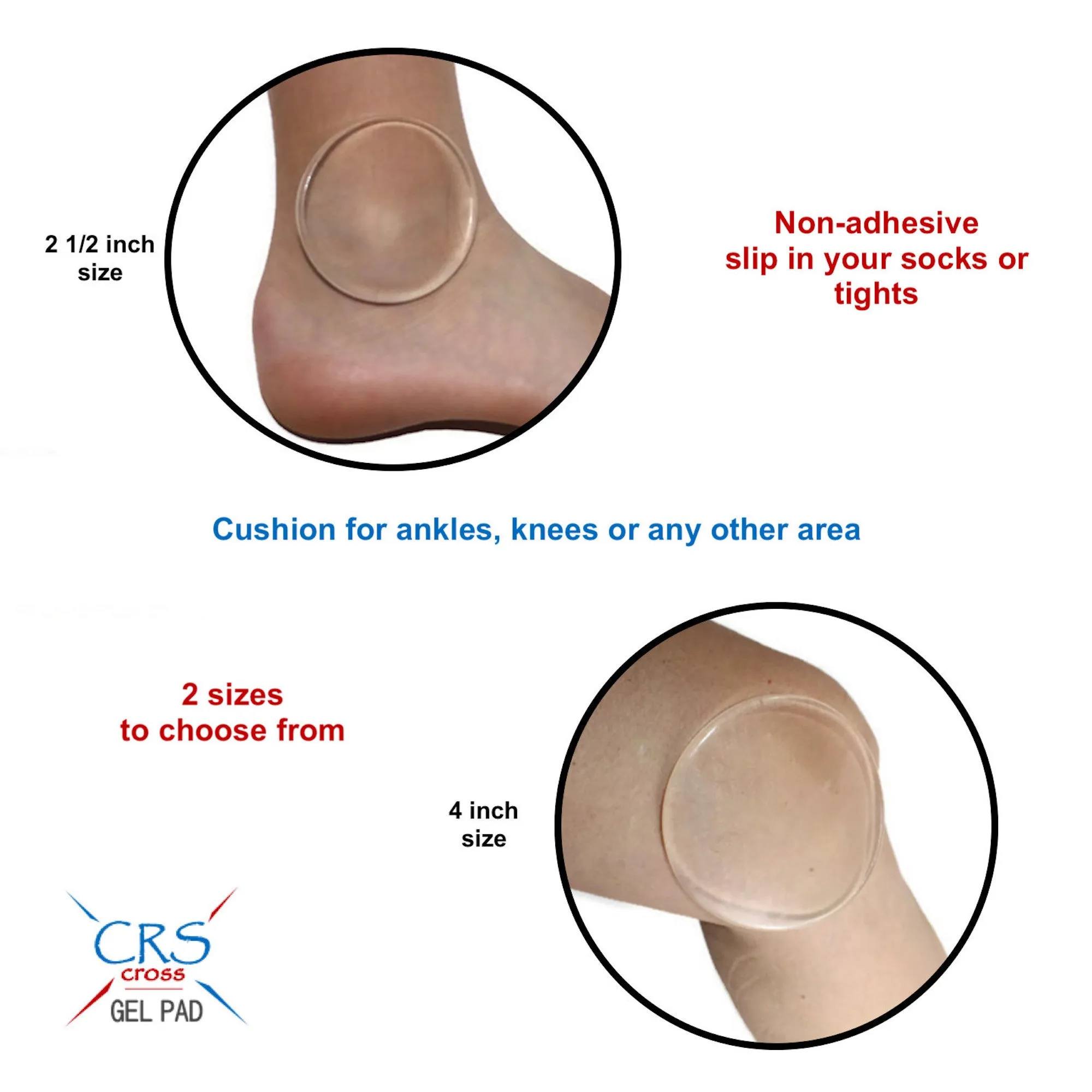 CRS Cross Gel Discs - 4 Inch Body