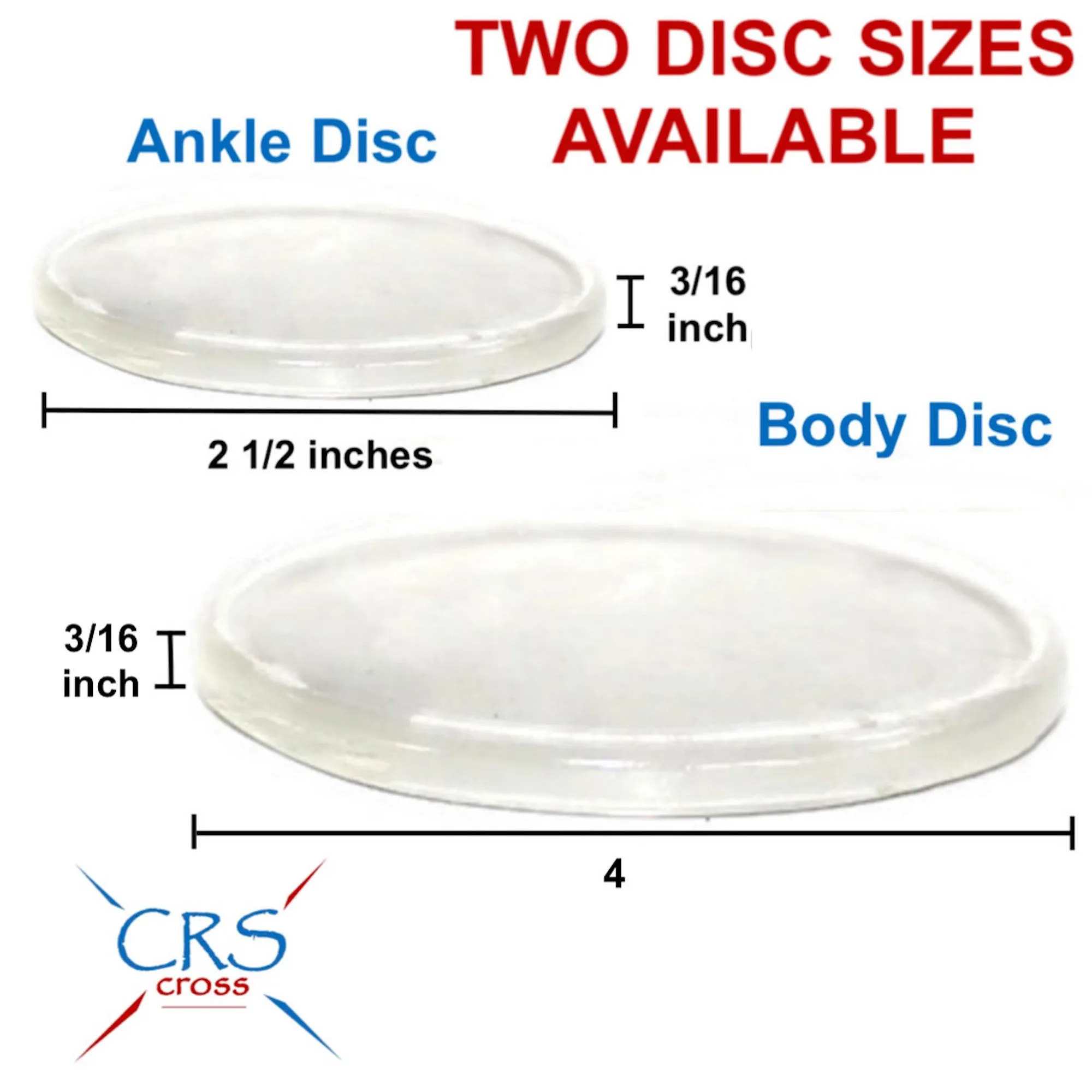 CRS Cross Gel Discs - 4 Inch Body
