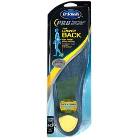 Dr. Scholl's P.R.O. Pain Relief Orthotics for Lower Back - Men's, 2 Pack
