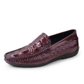Fashion Genuine Leather Men Loafers High Quality Slip-on Driving Shoes Men Moccasin Boat Shoes Causal Flats Shoes Man