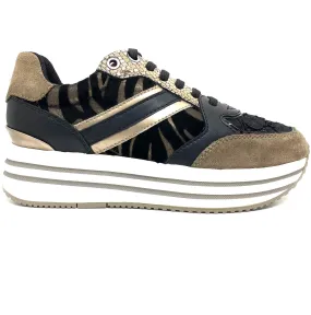 Geox Ladies Kency Flatform Sneaker