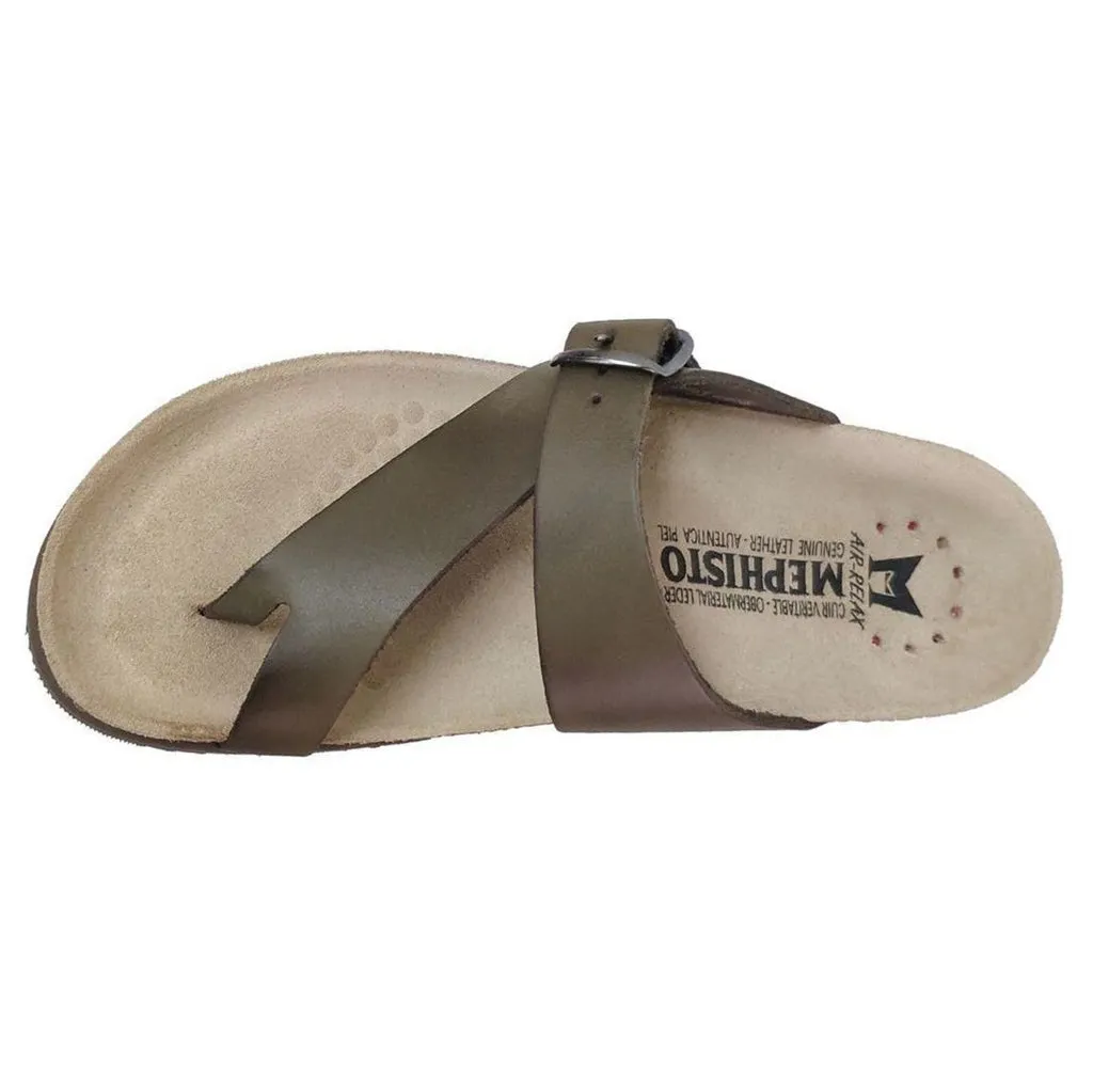 Helen Leather Women's Slide Sandals