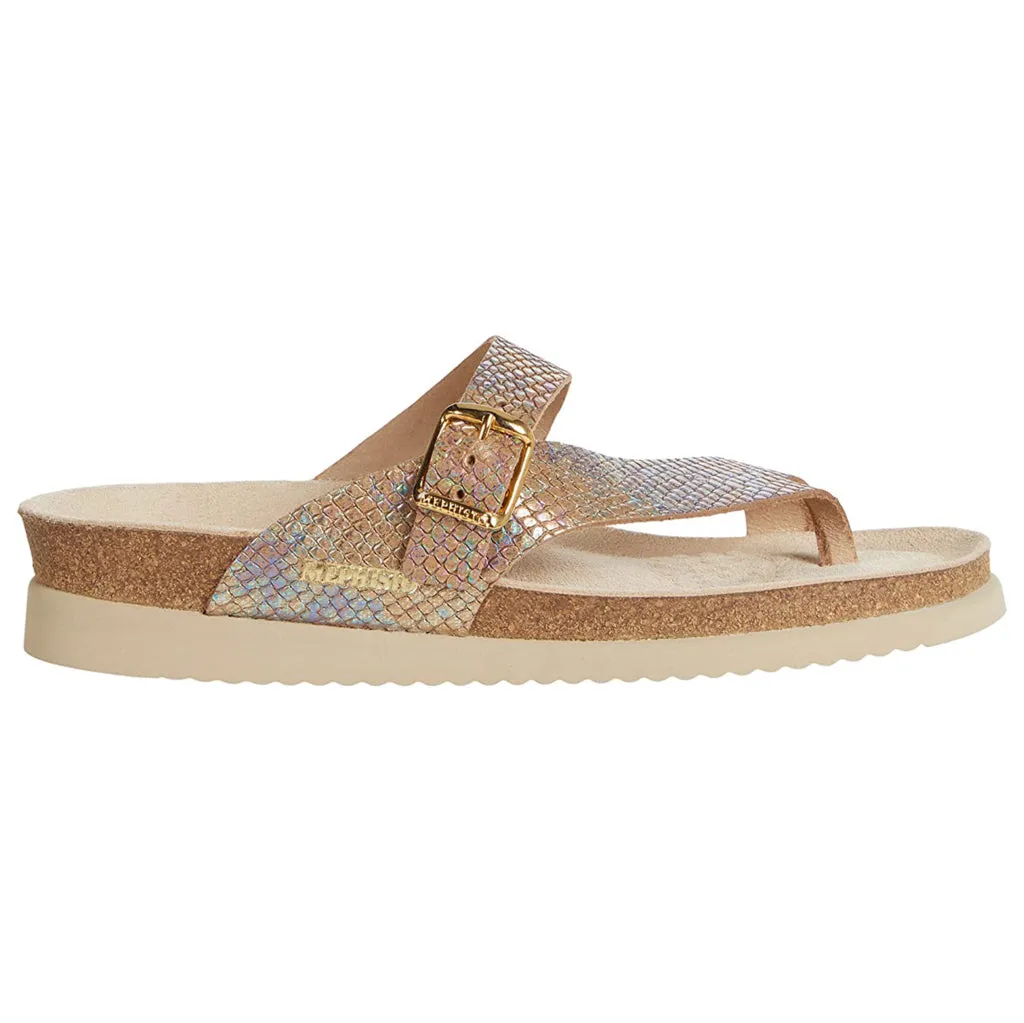 Helen Leather Women's Slide Sandals