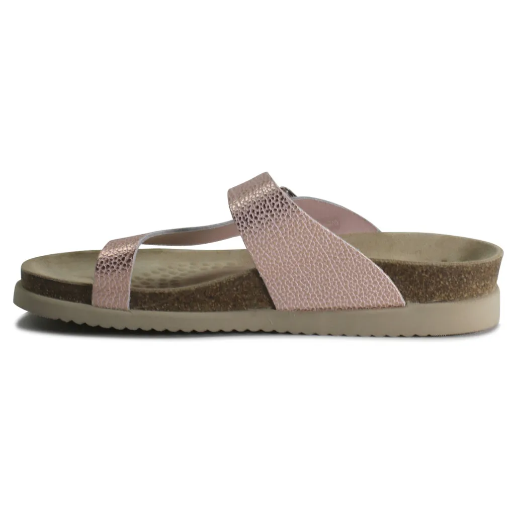 Helen Leather Women's Slide Sandals