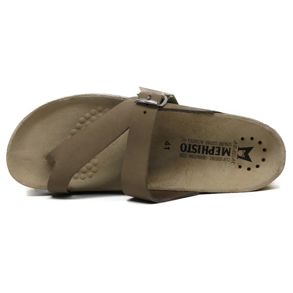 Helen Leather Women's Slide Sandals