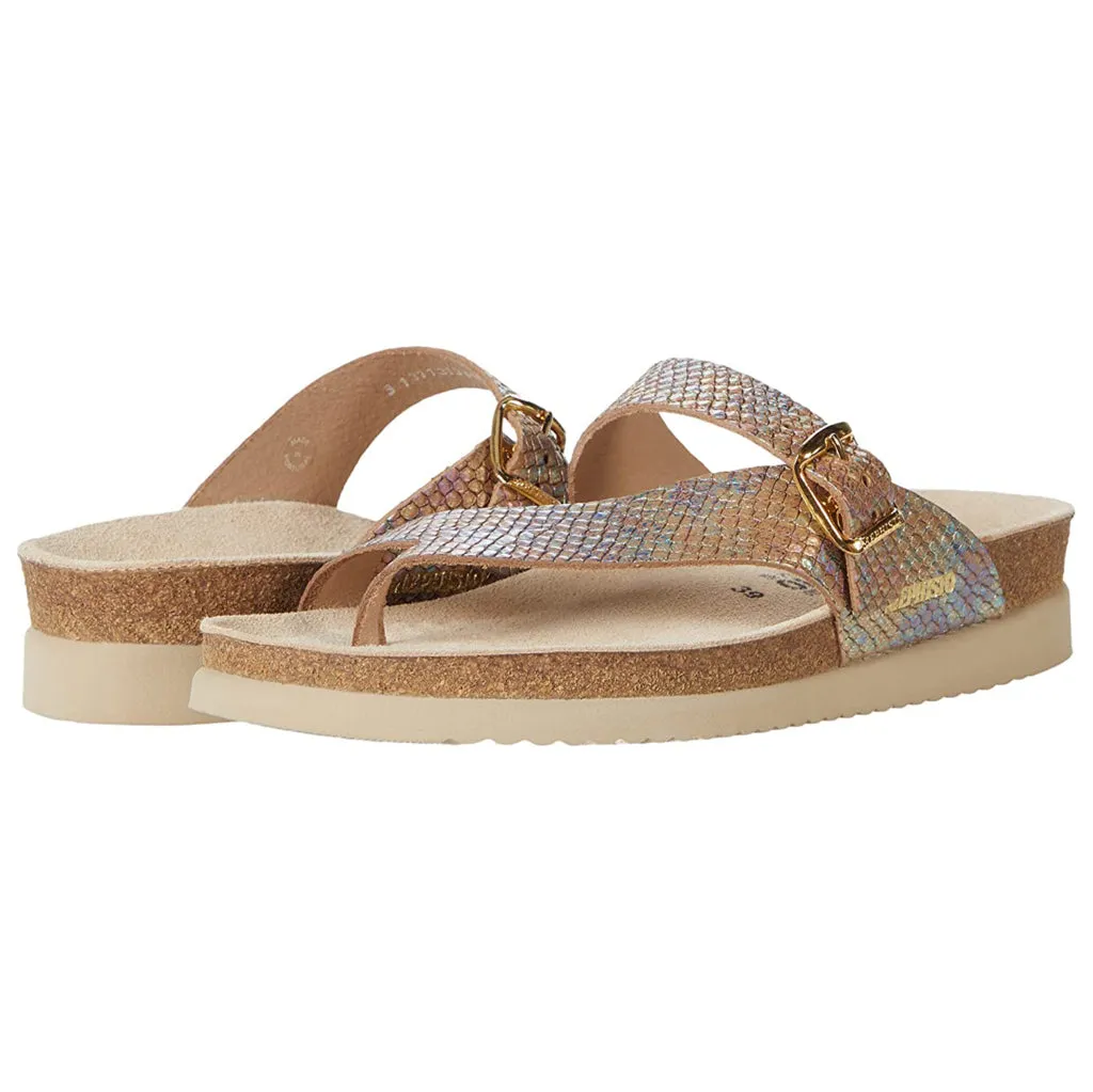 Helen Leather Women's Slide Sandals