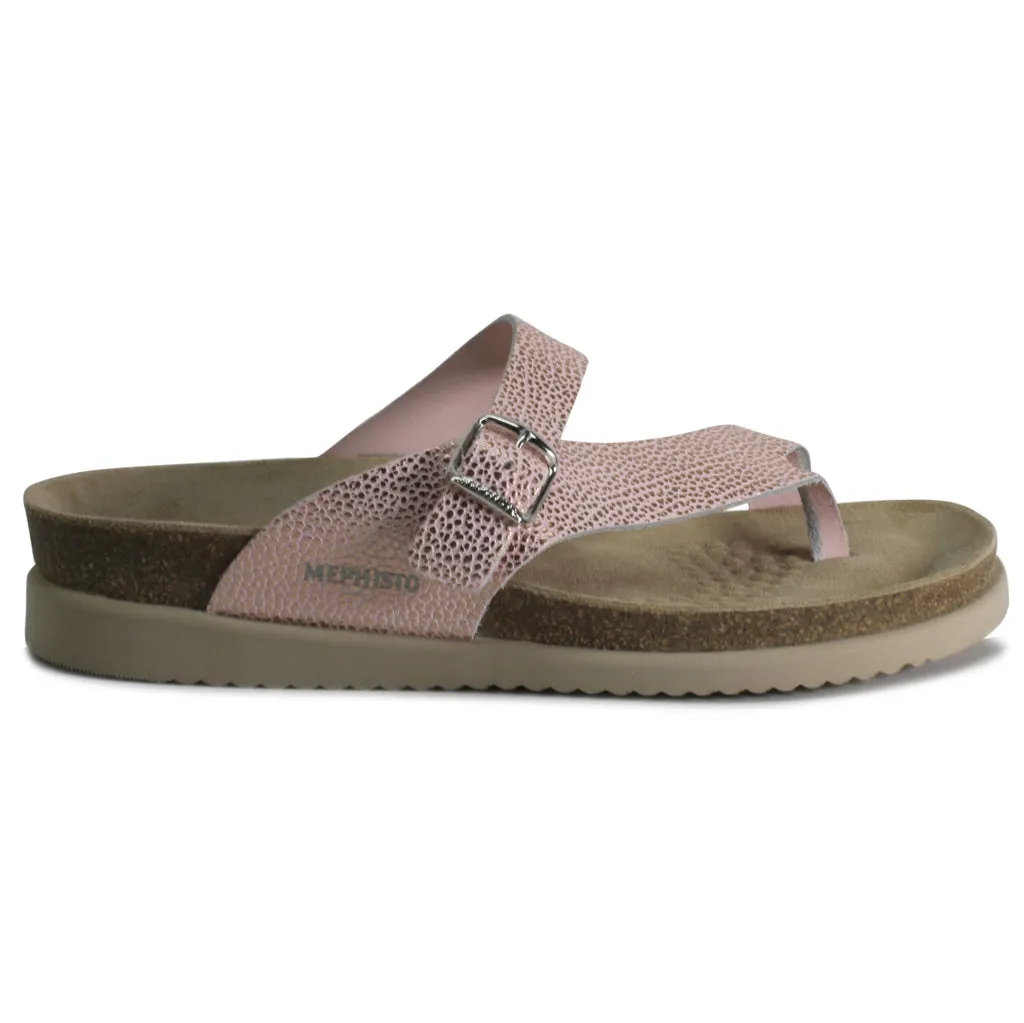 Helen Leather Women's Slide Sandals