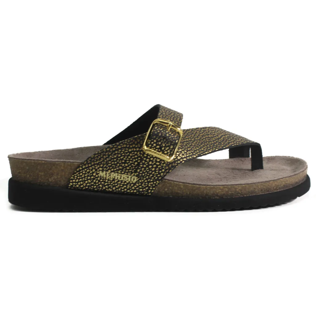 Helen Leather Women's Slide Sandals