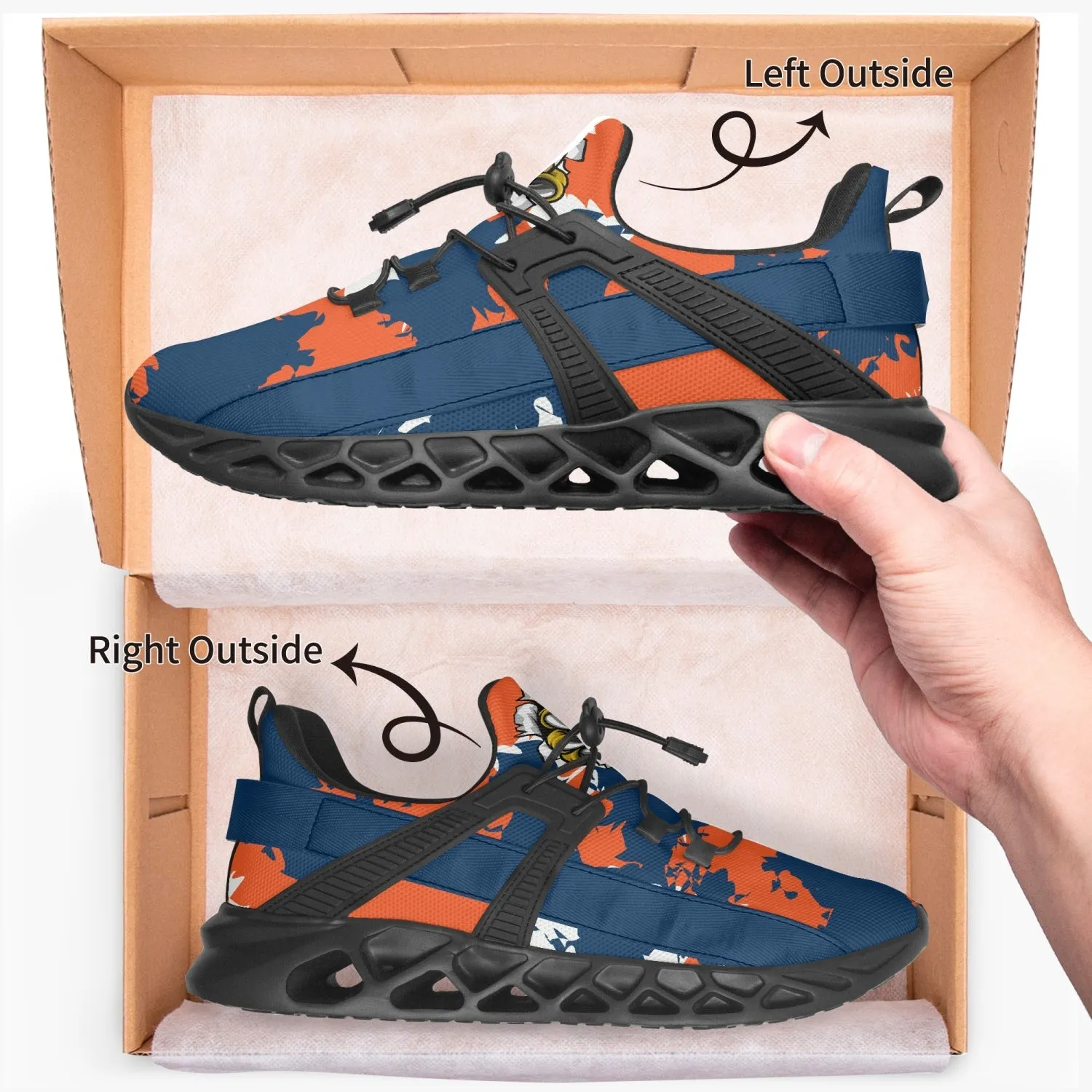 Kicxs DEN Camo Mesh Running Shoes