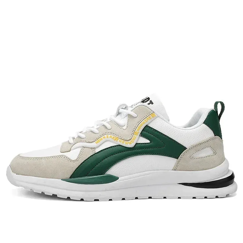 Men’s Breathable Fashion Sneakers – Lightweight Lace-Up Casual Sports Shoes for Outdoor Running