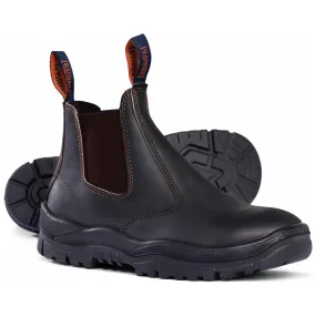 Mongrel Claret Oil Kip Premium Elastic Sided Steel Cap Boot (240030) (Pre-Order)