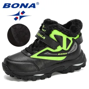 New Arrival Snow Boots Outdoor Sneakers Boys Leather Ankle Boots