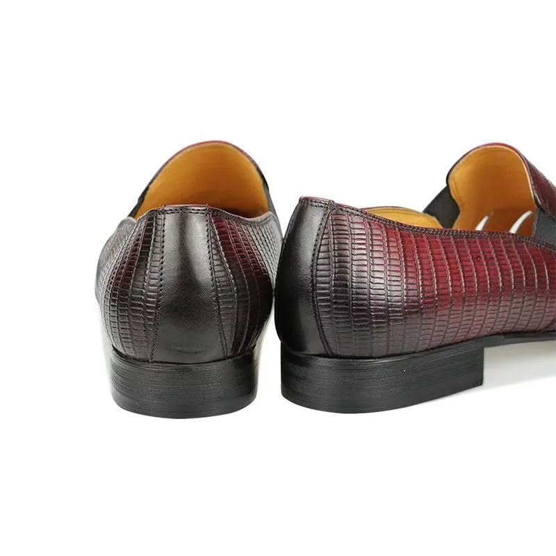Opulessa Crocodile Slip Shoes