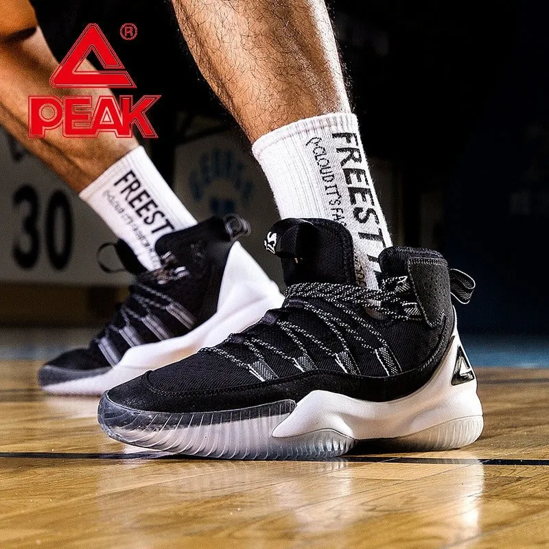 PEAK Men's Basketball Shoes Court Anti-slip Rebound Basketball Sneakers