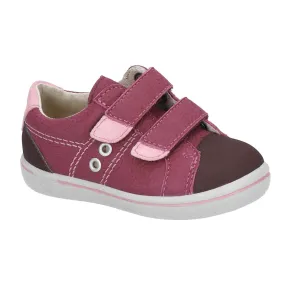 Ricosta Shoes | Nippy Velcro | Merlot & Pink