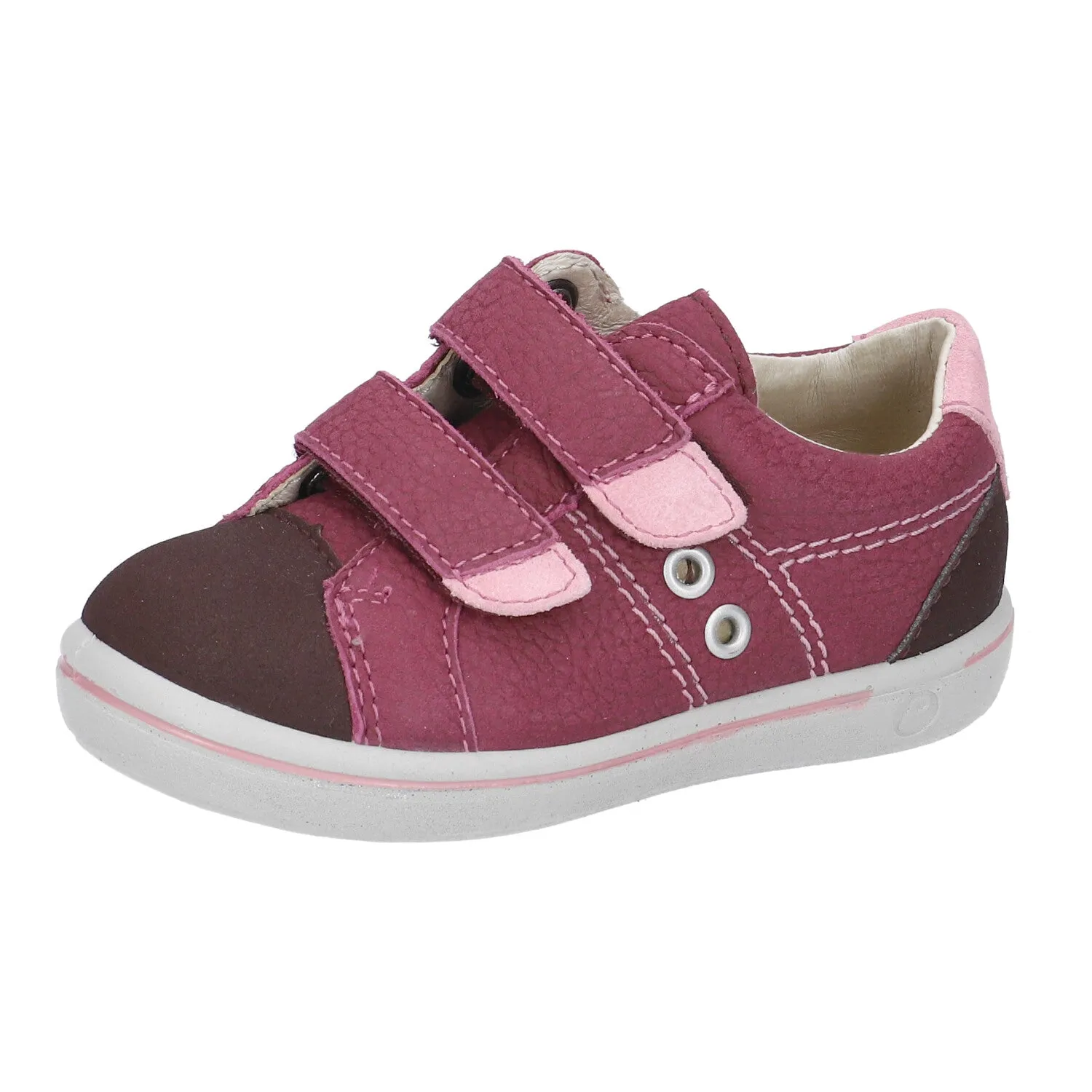 Ricosta Shoes | Nippy Velcro | Merlot & Pink